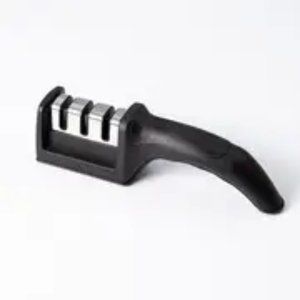 1pc, 3-in-1, Portable Knife Sharpener- Black